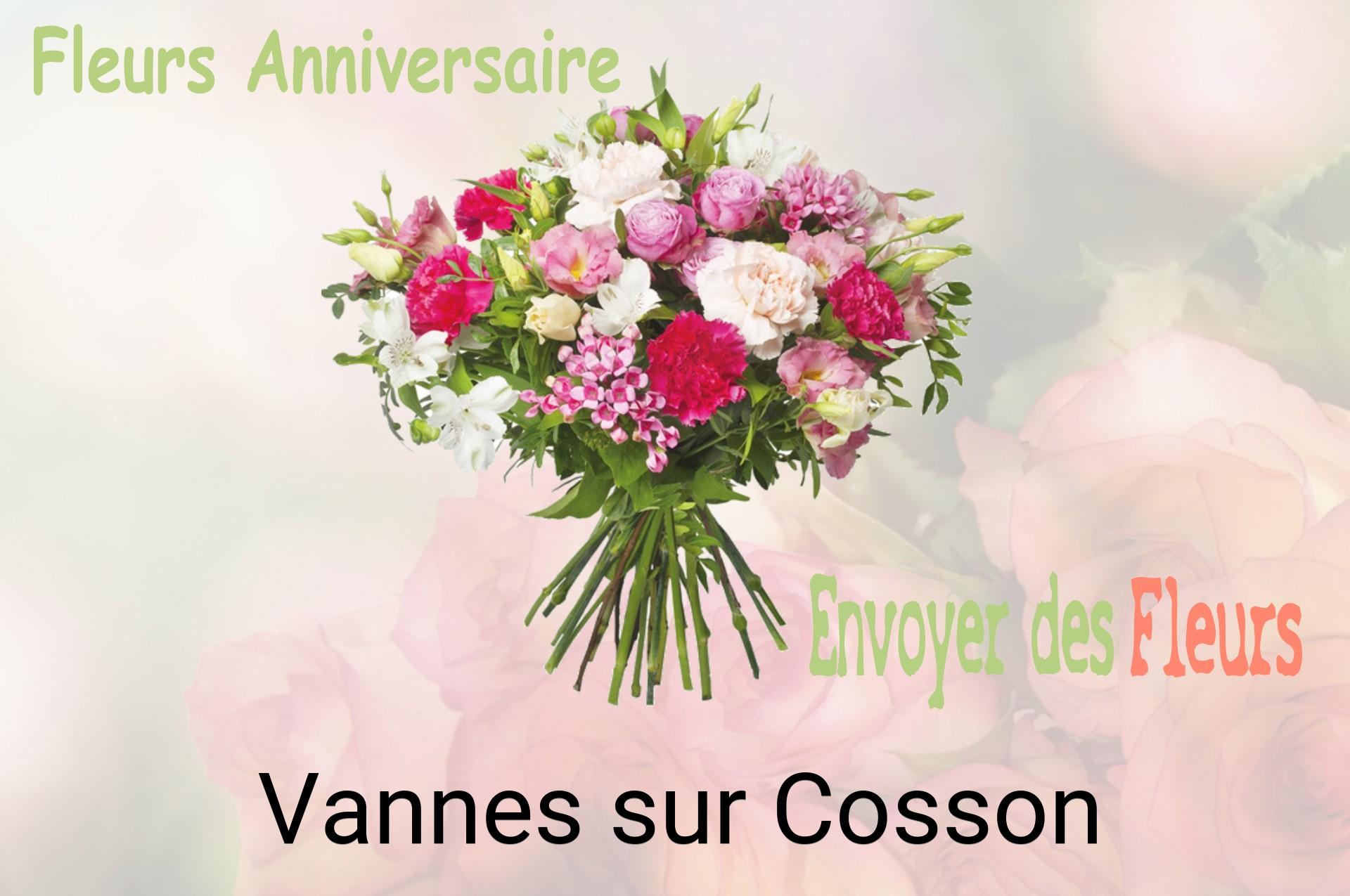 Bouquet de fleurs d’anniversaire livré à Vannes-sur-Cosson